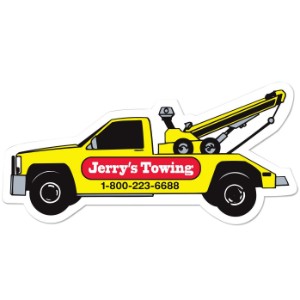 Tow Truck Wrecker Shaped Magnet - MG2321