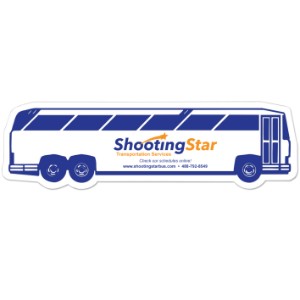 Charter Bus Shaped Magnet - MG2325