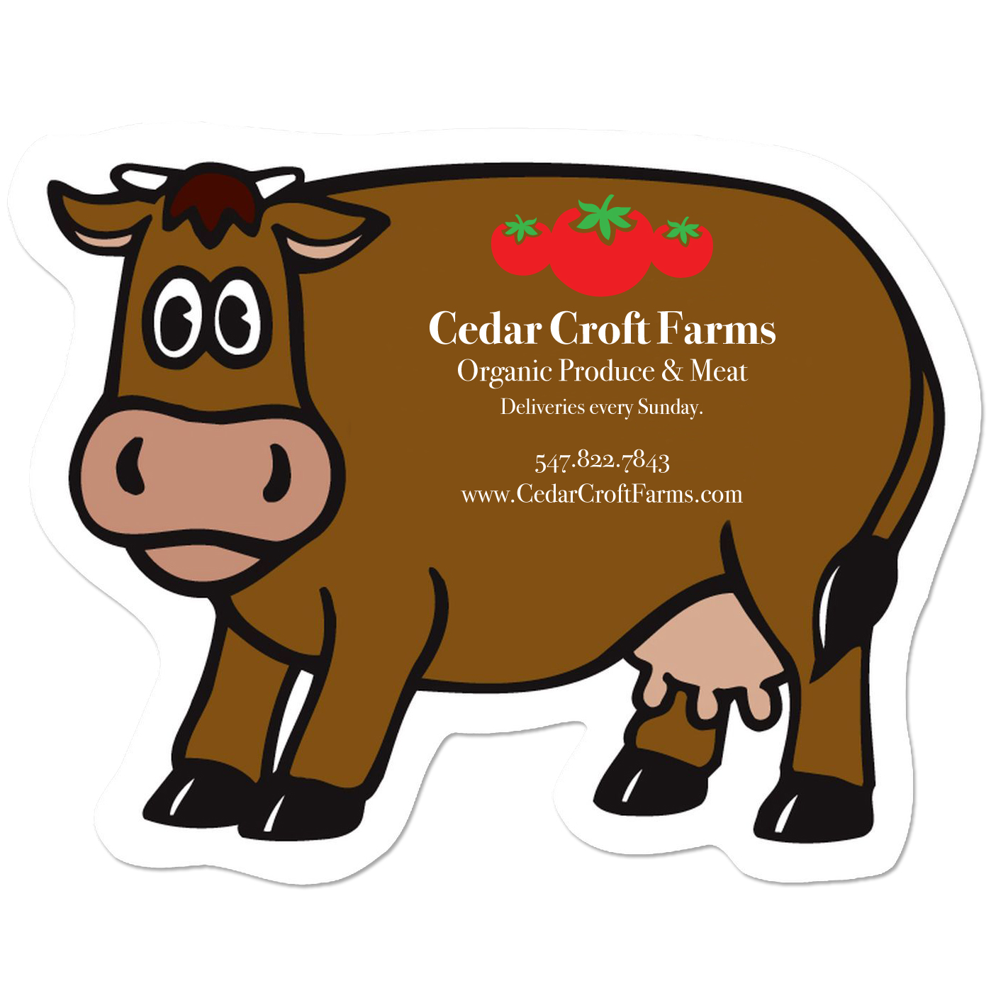 Product Photo 1 Cow Shaped Magnet