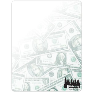 Money Memo Board w/ Magnet, 8-1/2" x 11" - MG2288