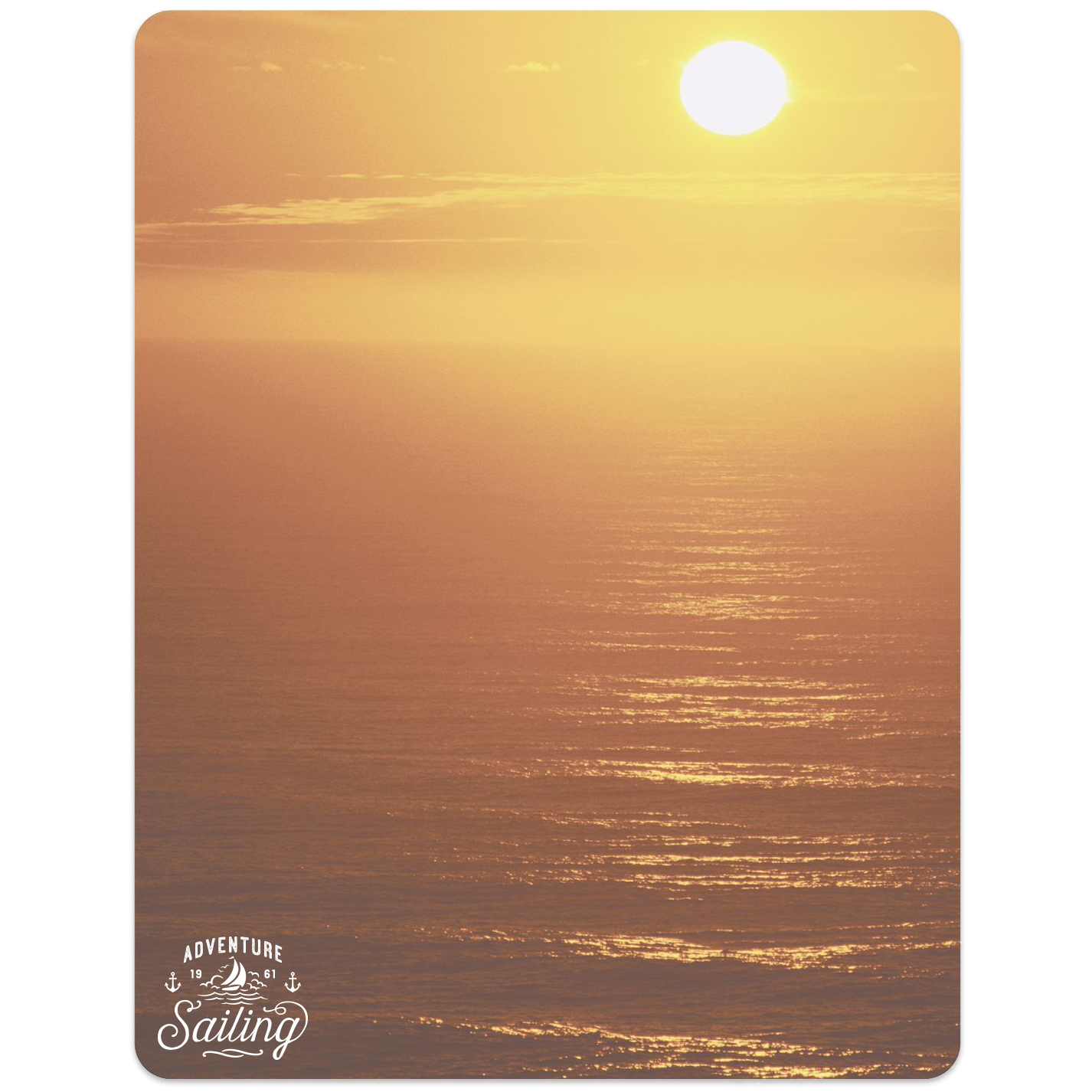 Product Photo 1 Sunset Memo Board w/ Magnet, 8-1/2" x 11"