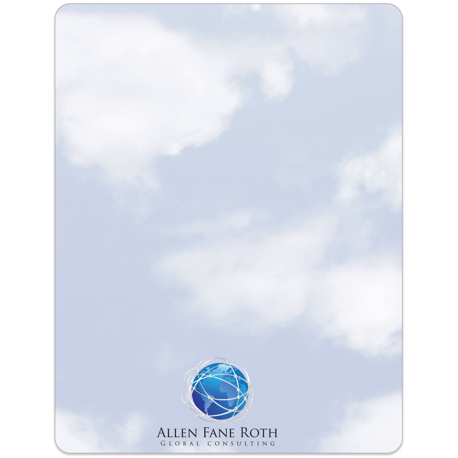 Product Photo 1 Clouds Memo Board w/ Magnet, 8-1/2" x 11"