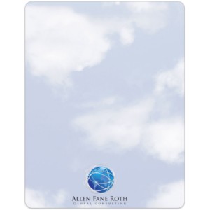 Clouds Memo Board w/ Magnet, 8-1/2" x 11" - MG2290