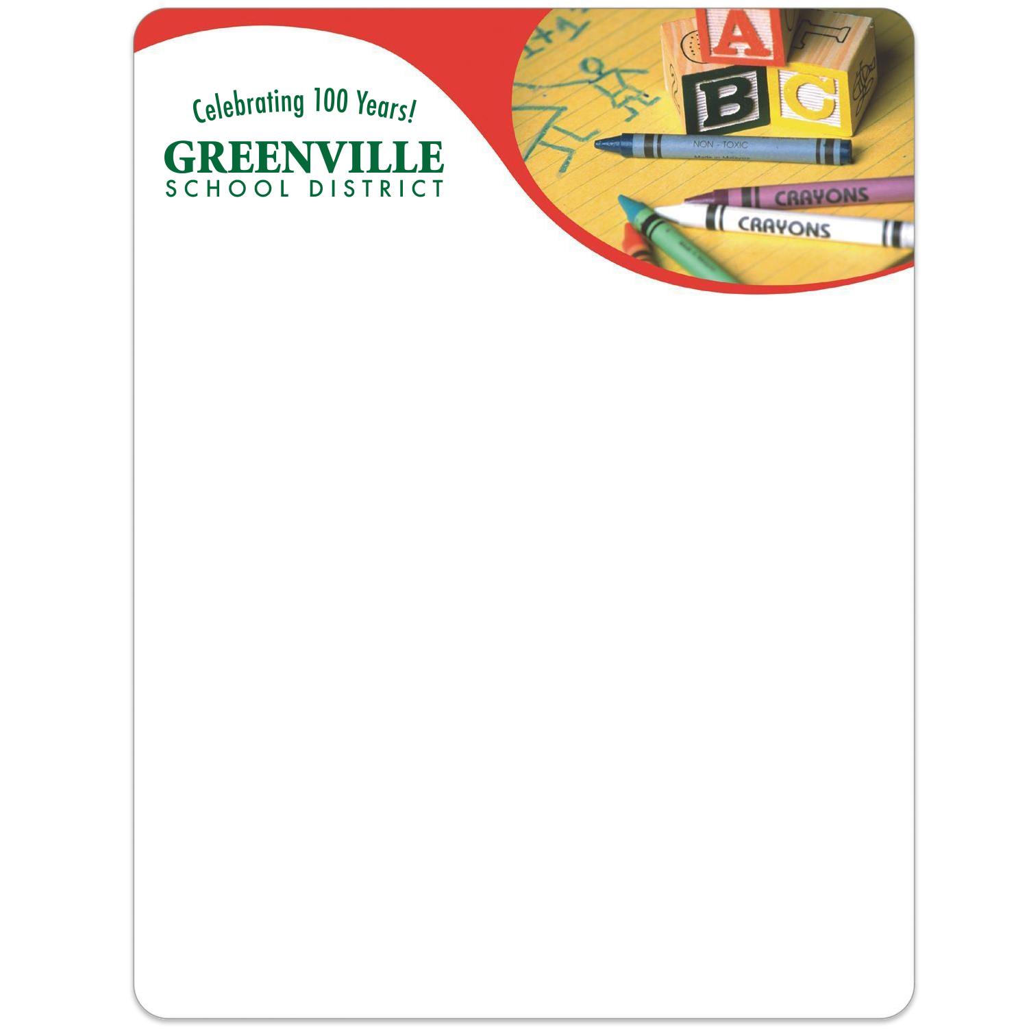 Product Photo 1 Crayons Memo Board w/ Magnet, 8-1/2" x 11"