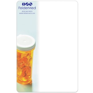 Pill Bottle Memo Board w/ Magnet, 5-1/2" x 8-1/4" - MG2298