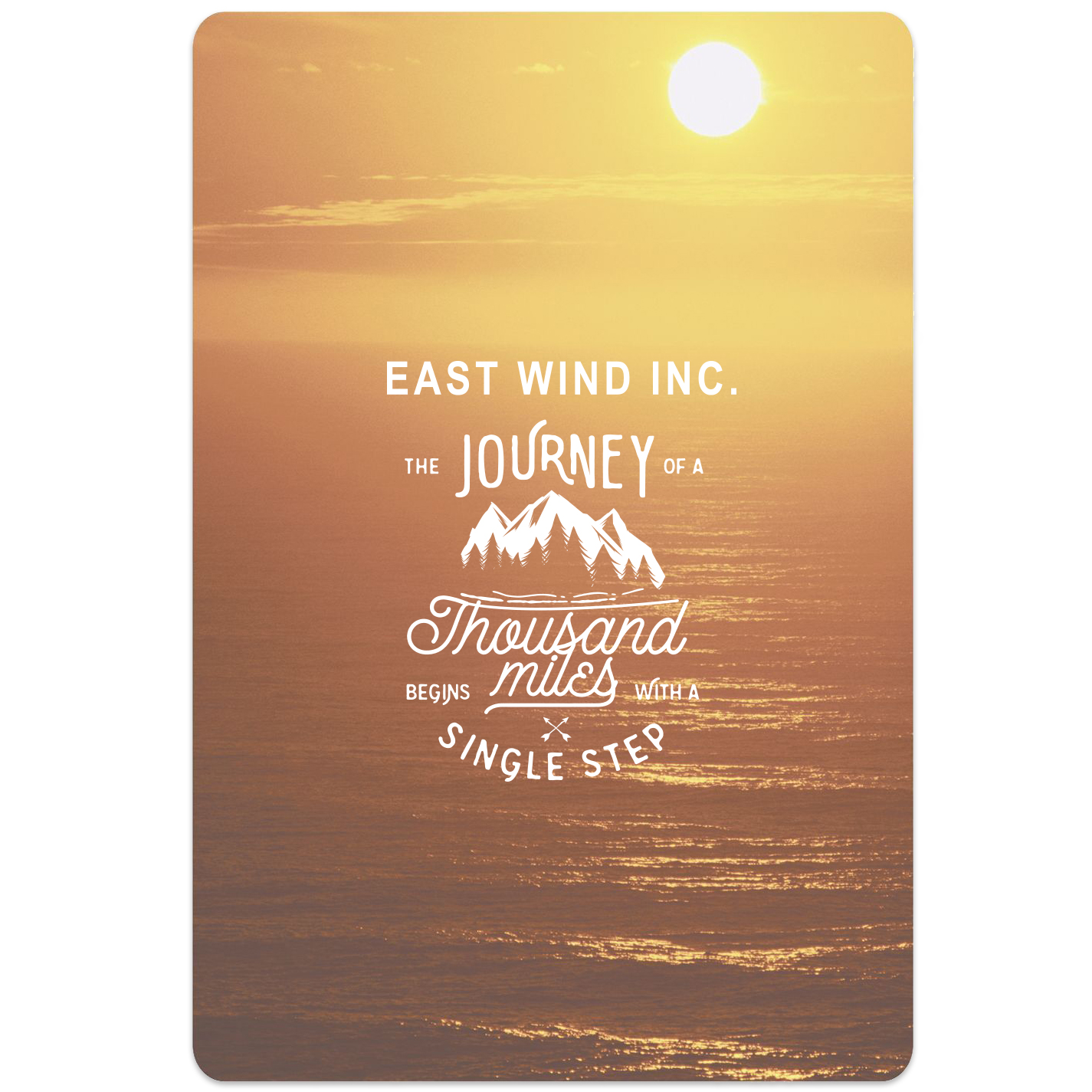 Product Photo 1 Sunset Memo Board w/ Magnet, 5-1/2" x 8-1/4"