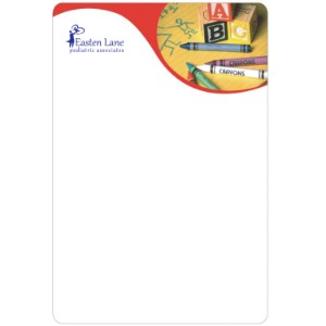 Crayons & Blocks Memo Board w/ Magnet, 5-1/2" x 8-1/4" - MG2306