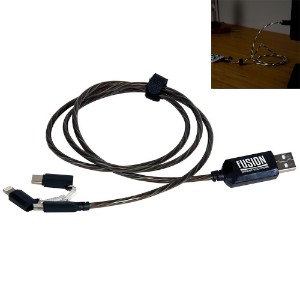 LitUp MFI-Certified 3-in-1 Charging Cable - HS2395