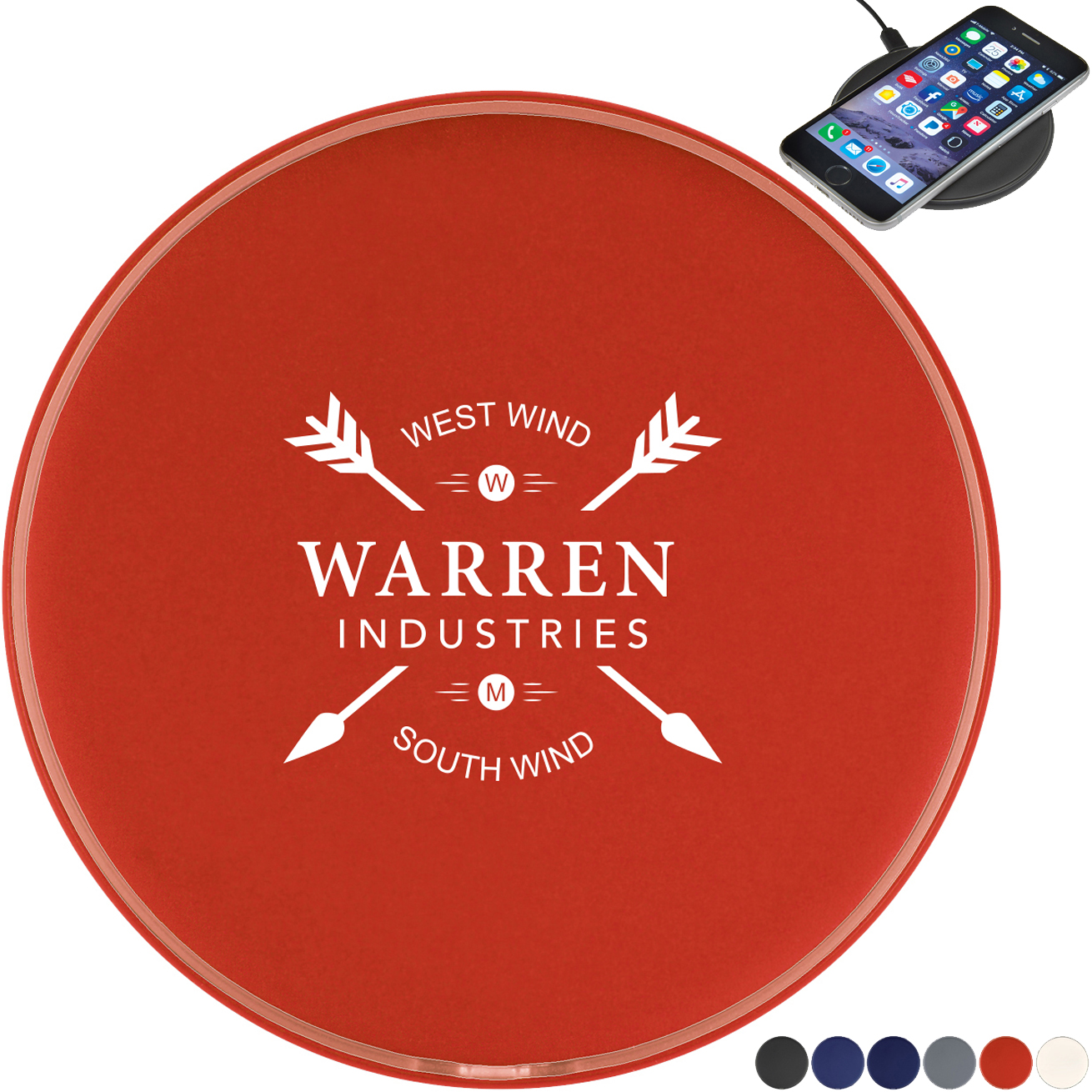 Product Photo 1 Round Wireless Phone Charging Pad