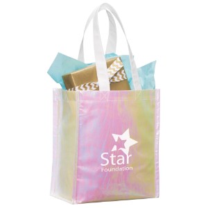 Iridescent Non-Woven Gift Tote - BT8502