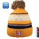 Striped Team Pom Beanie