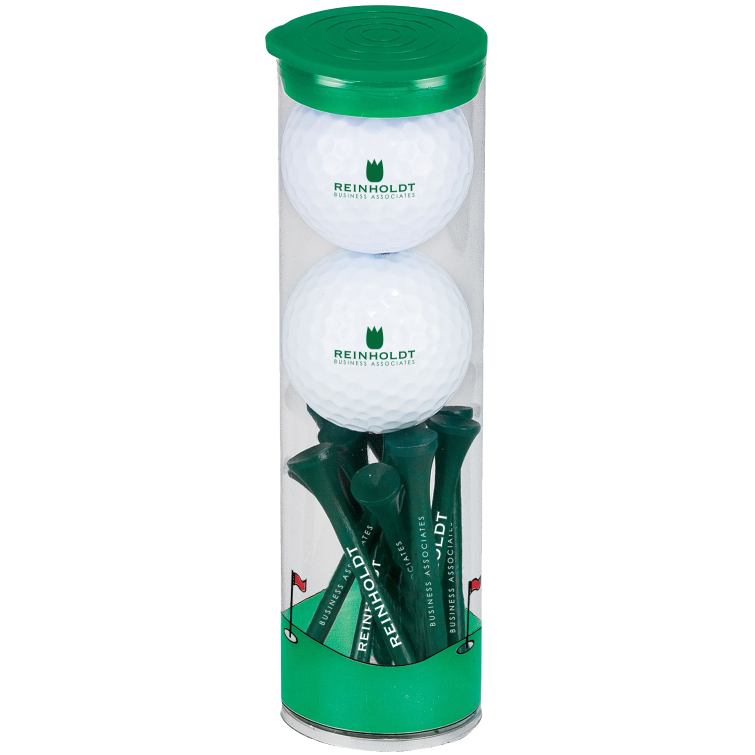 Product Photo 1 Wilson® Chaos Golf Ball 2 Ball Tall Tube