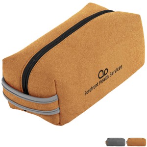 Doppelganger Suede-ish Neoprene Dopp Bag - NM1833