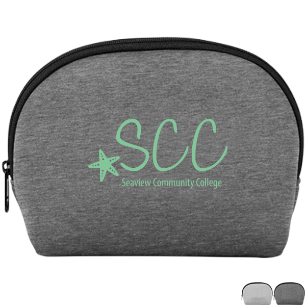 Product Photo 1 Cosmo Cutie Heathered Jersey Knit Neoprene Cosmetic Bag