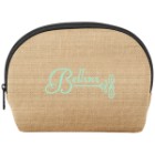 Photo 1 Cosmo Cutie Burlap Neoprene Cosmetic Bag