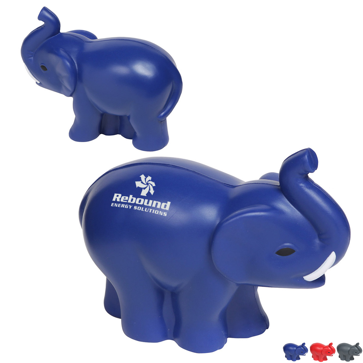 Product Photo 1 Elephant with Tusks Stress Reliever