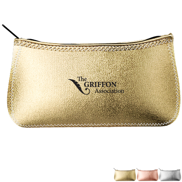 Product Photo 1 Canoe Large Metallic Neoprene Zippered Pouch