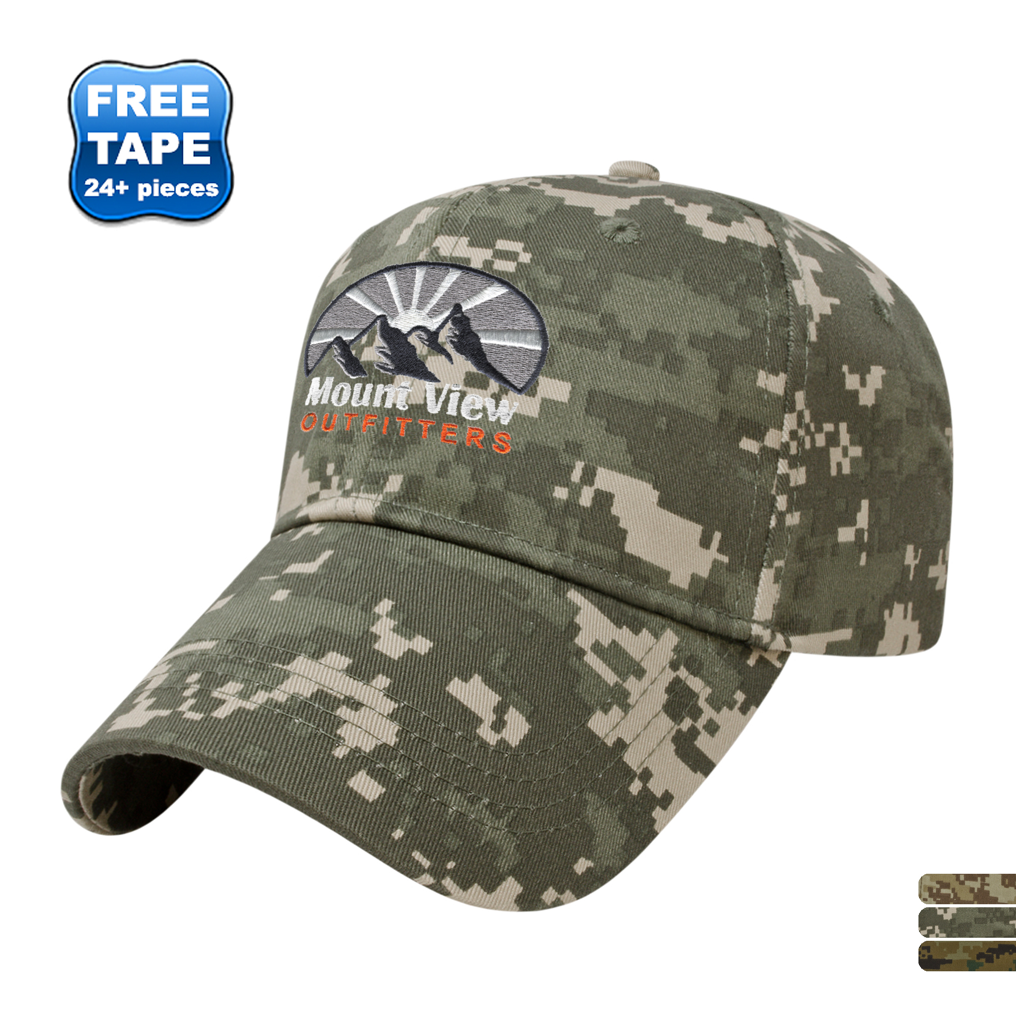 Product Photo 1 Digital Camo Twill Constructed Cap