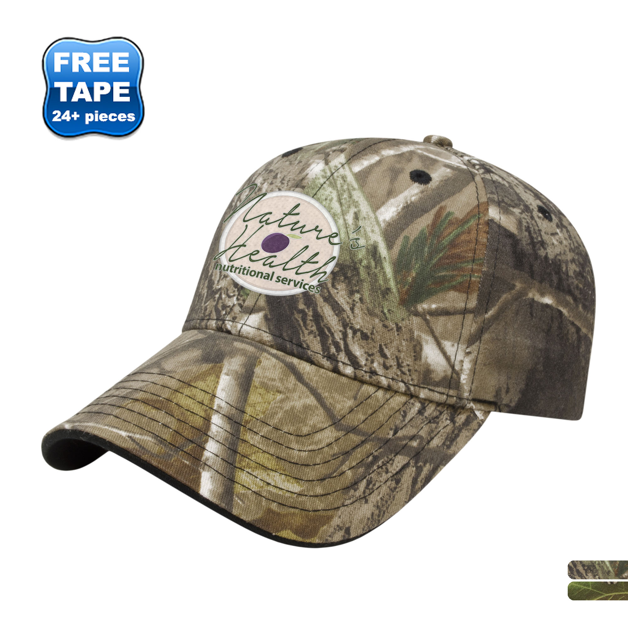 Product Photo 1 Two Tone Camo Twill Constructed Cap