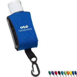Cozy Clip Moisture Bead Hand Sanitizer in Neoprene Sleeve, 1oz. - AR3413