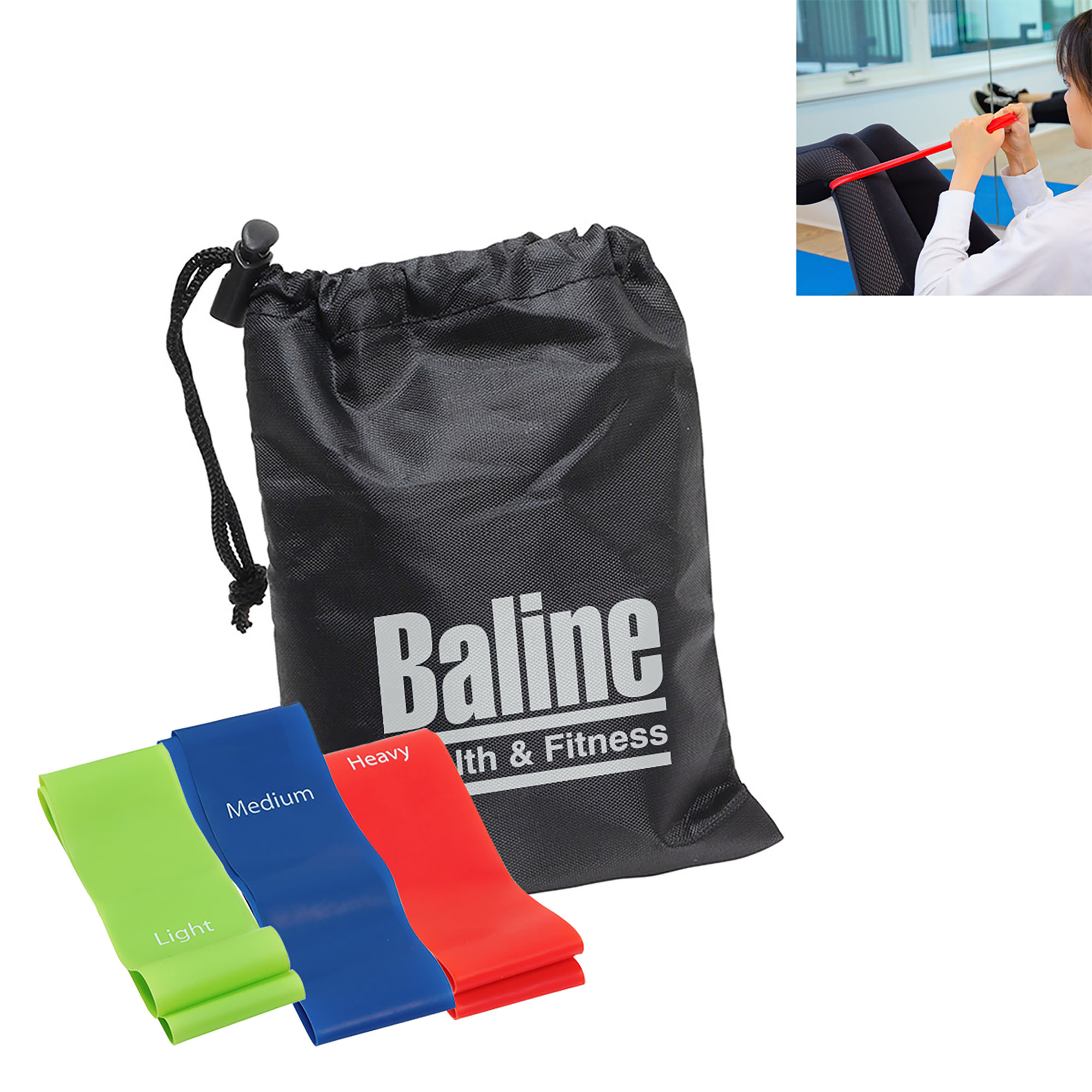 Product Photo 1 Power Grip 3-Piece Fitness Band Set