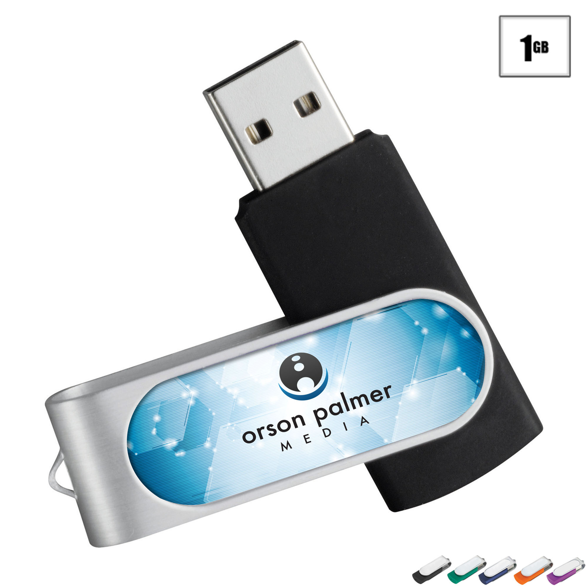 Product Photo 1 Domeable Rotate Flash Drive, 1GB