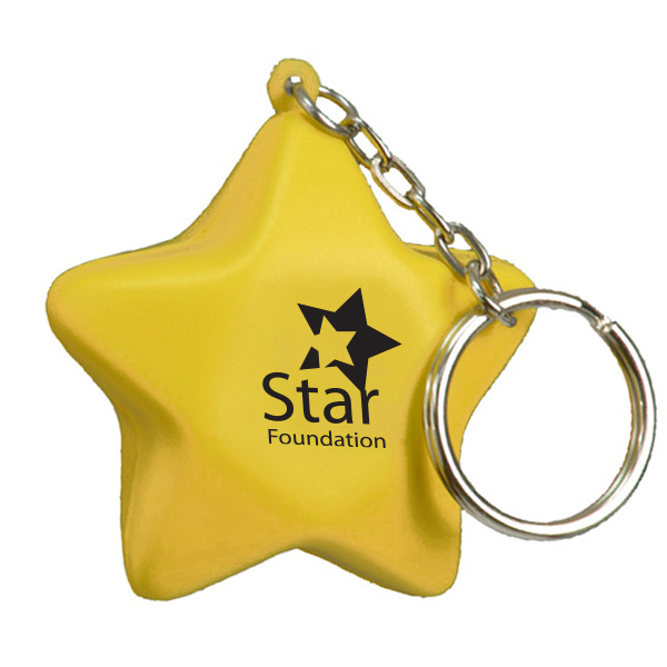 Product Photo 1 Star Stress Reliever Key Chain