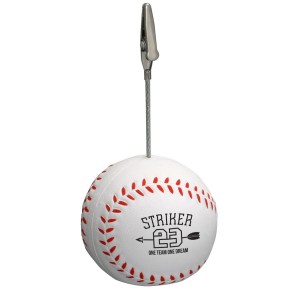 Baseball Stress Reliever Memo Holder - AR2814