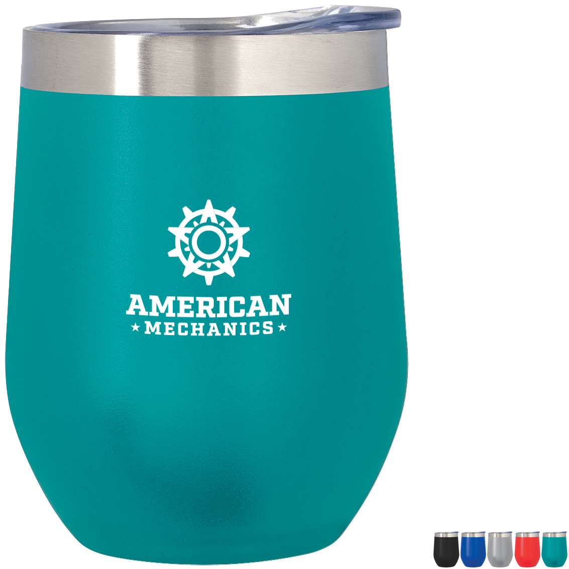 Product Photo 1 Vinay Vacuum Insulated Stemless Wine Tumbler w/ Lid, 12oz.