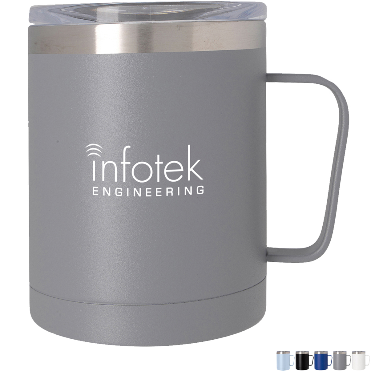 Product Photo 1 Concord Vacuum Insulated Stainless Steel Mug w/ Lid, 12oz.