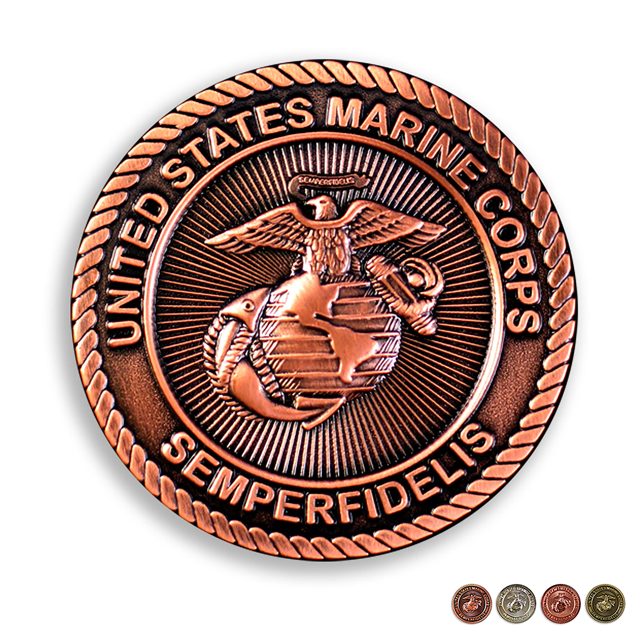 Product Photo 1 Die Struck Brass Challenge Coins, 1-1/2"