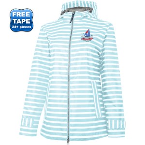 Charles River® New Englander Ladies' Printed Rain Jacket - CV1480