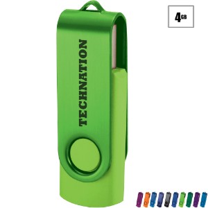 Rotate Two Tone USB Flash Drive, 4GB - LD9342