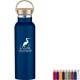 Liberty Stainless Steel Vacuum Insulated Bottle w/ Wood Lid, 21oz.