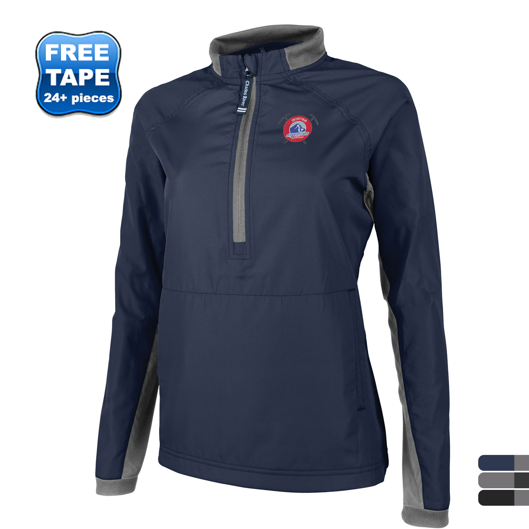 Product Photo 1 Charles River® Bunker Ladies' Lightweight Windshirt