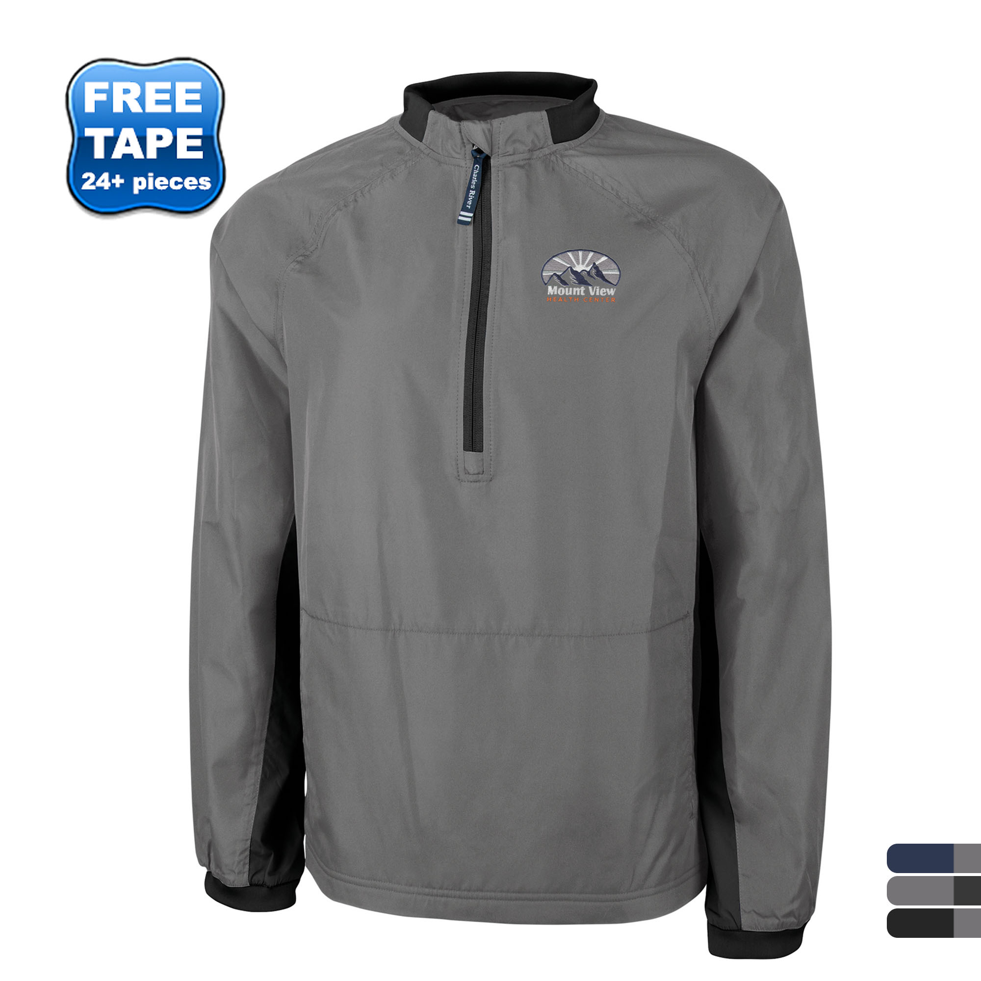 Product Photo 1 Charles River® Bunker Men's Lightweight Windshirt