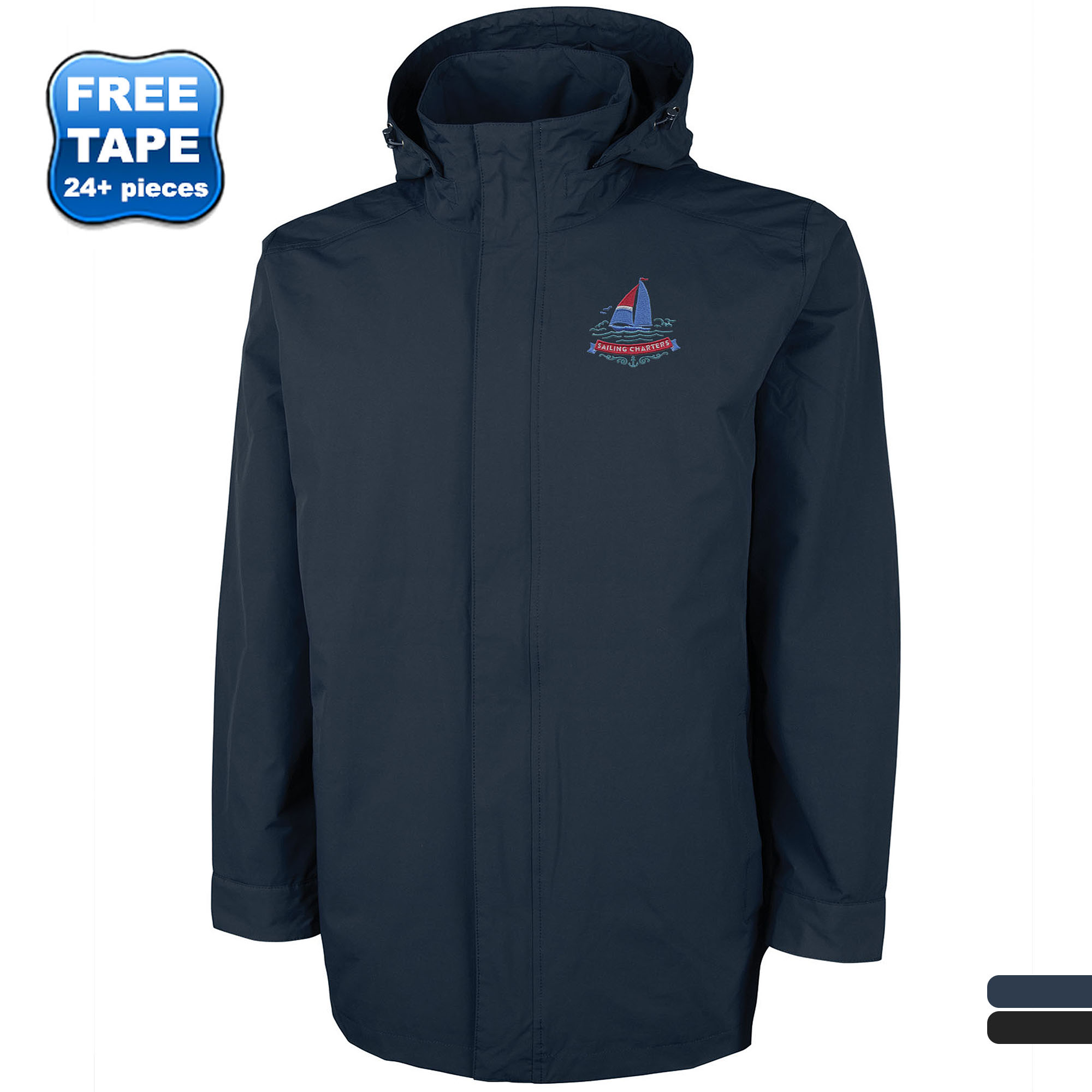 Product Photo 1 Charles River® Logan Men's Lined Rain Jacket