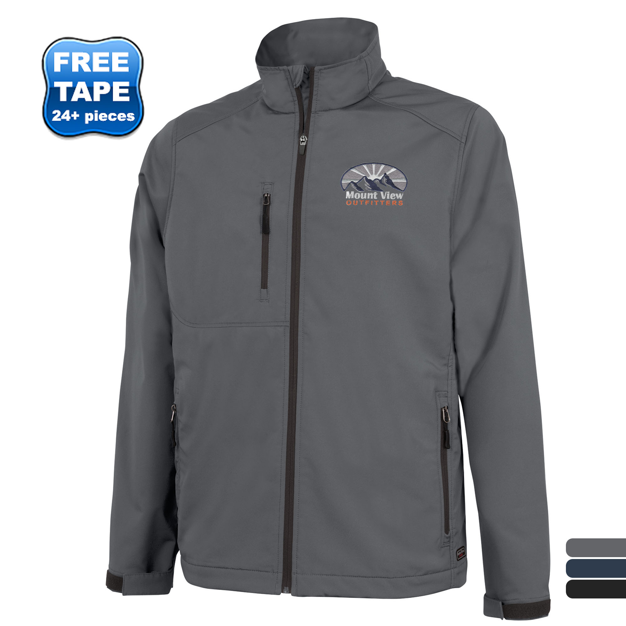 Product Photo 1 Charles River® Axis Men's Single Layer Soft Shell Jacket