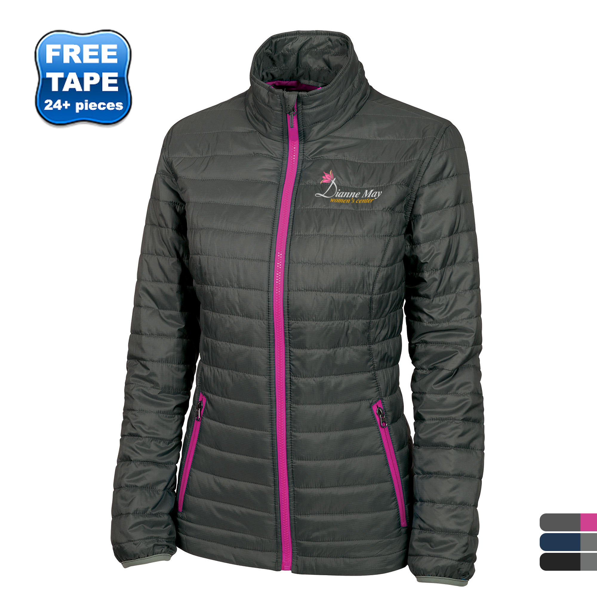 Product Photo 1 Charles River® Lithium 2-in-1 Ladies' Quilted Jacket