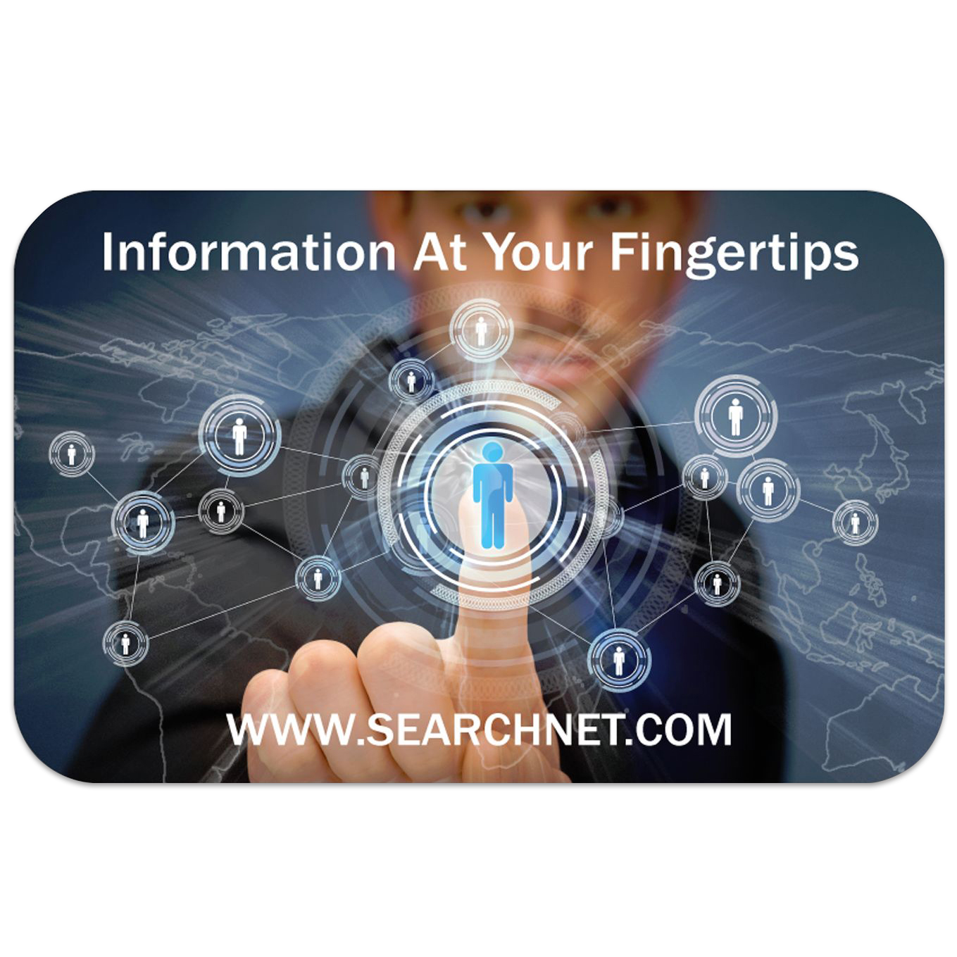 Product Photo 1 Rectanglular Round Corner Magnet, 1-3/4" x 2-3/4"