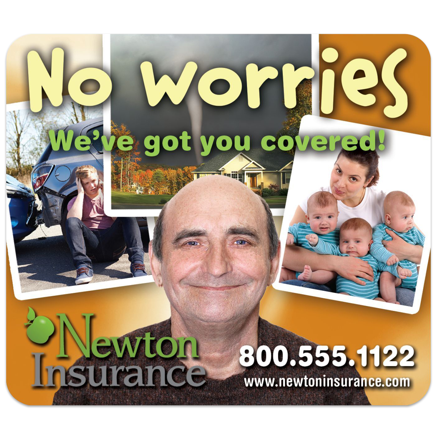 Product Photo 1 Rectangular Round Corner Magnet, 3-1/2" x 4"