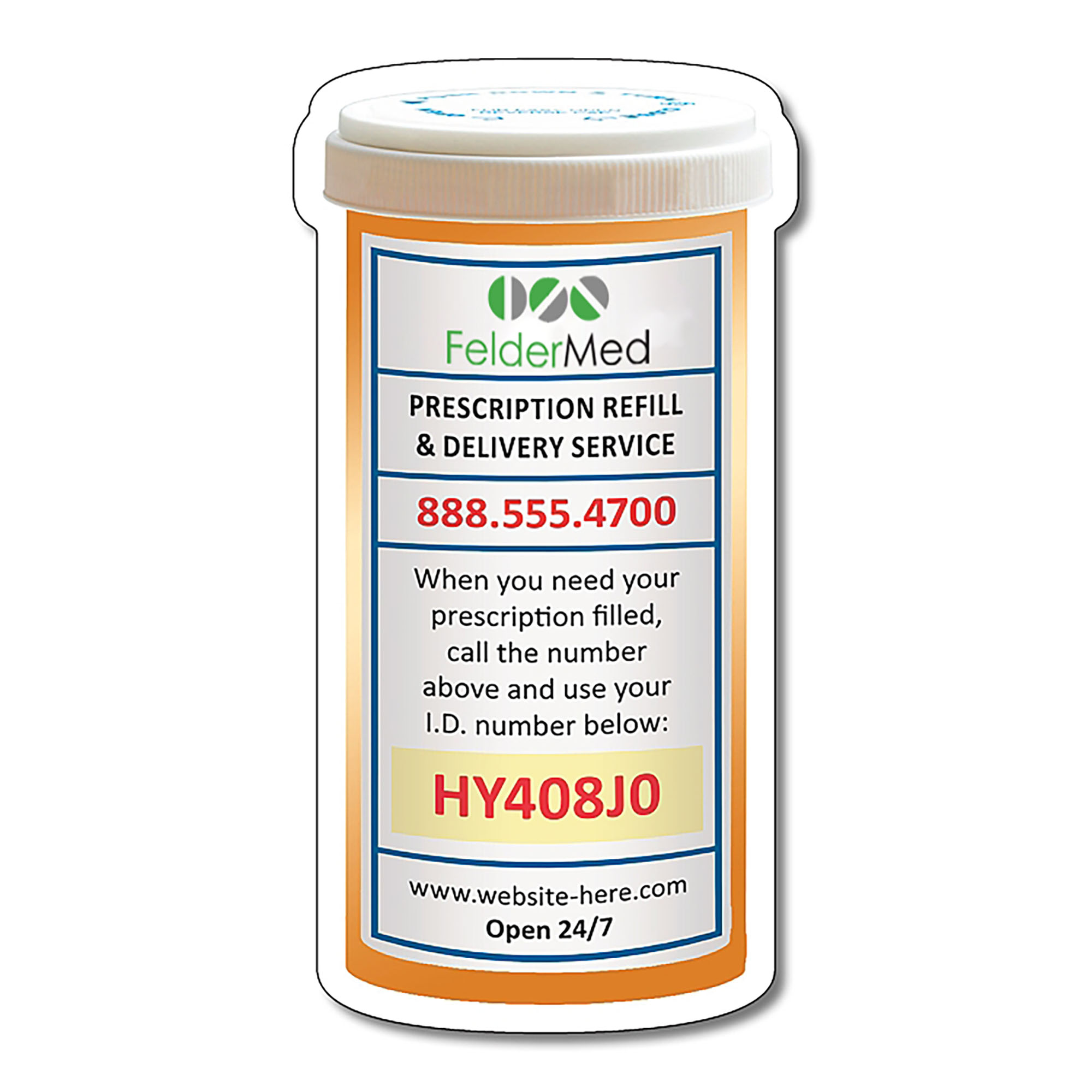 Product Photo 1 Pill Bottle Shape Magnet