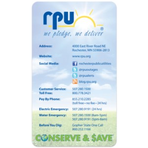 Rectangular Round Corner Magnet, 3-1/2" x 6" - MG2376