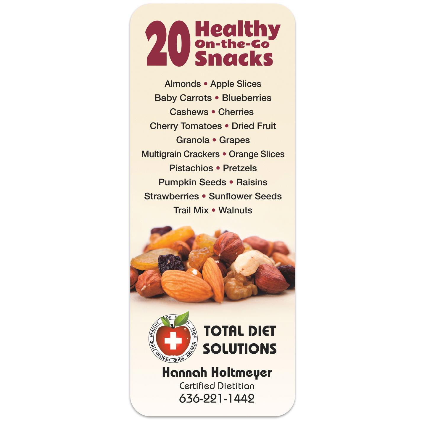 Product Photo 1 Rectangular Round Corner Magnet, 2" x 5"