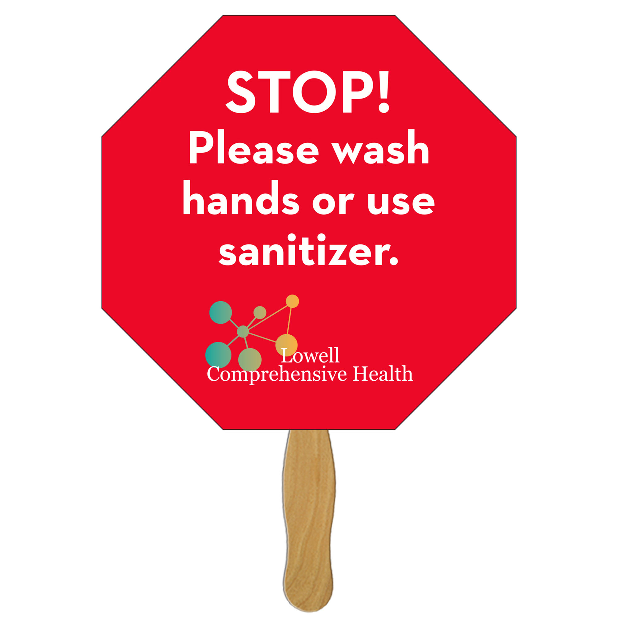 Product Photo 1 Stop Sign Hand Fan