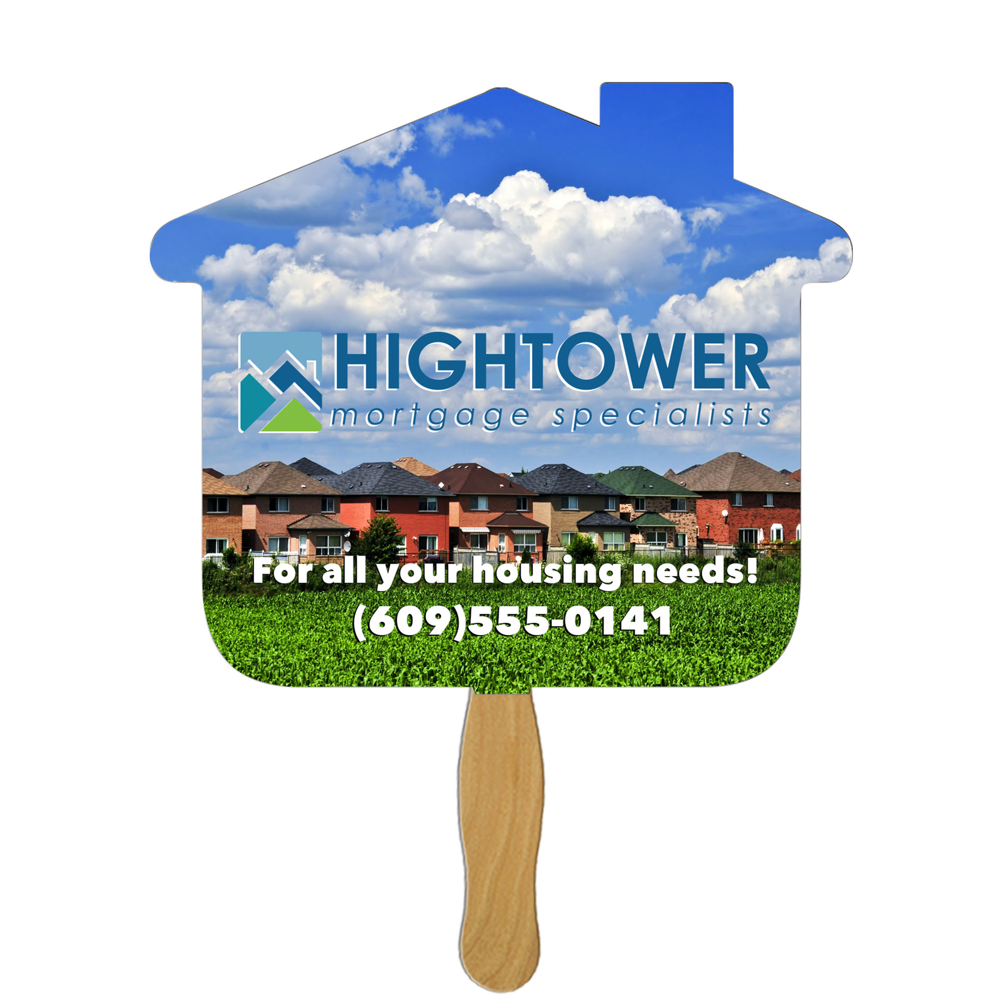 Product Photo 1 House Shape Hand Fan