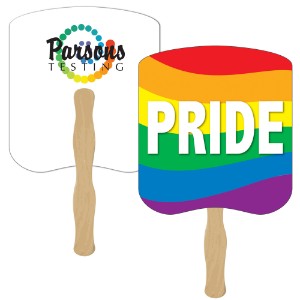 Rainbow Pride Hand Fan - LC2540