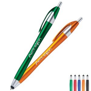 Javalina®  Metallic Retractable Ballpoint Pen & Stylus - HB2719