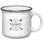 Photo 10 Campfire Speckled Ceramic Mug, 15oz. - White