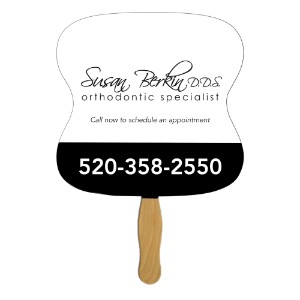 Hourglass Hand Fan - LC2555